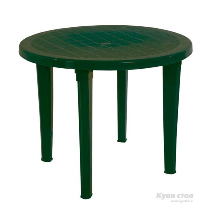Стол круглый пластиковый