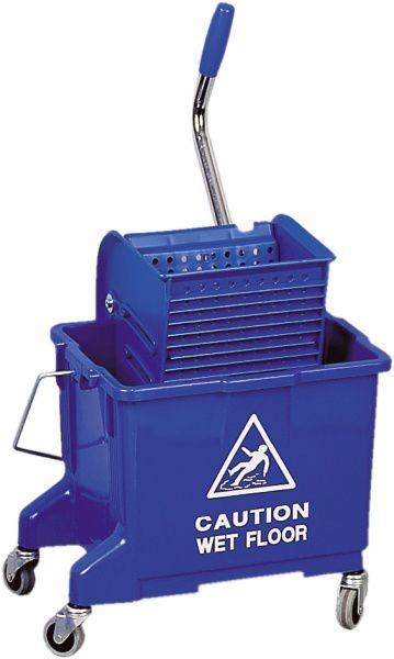 Тележка уборочная 20 л (синяя)